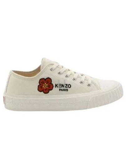 Foxy Canvas Low Top Sneakers White - KENZO - BALAAN 2