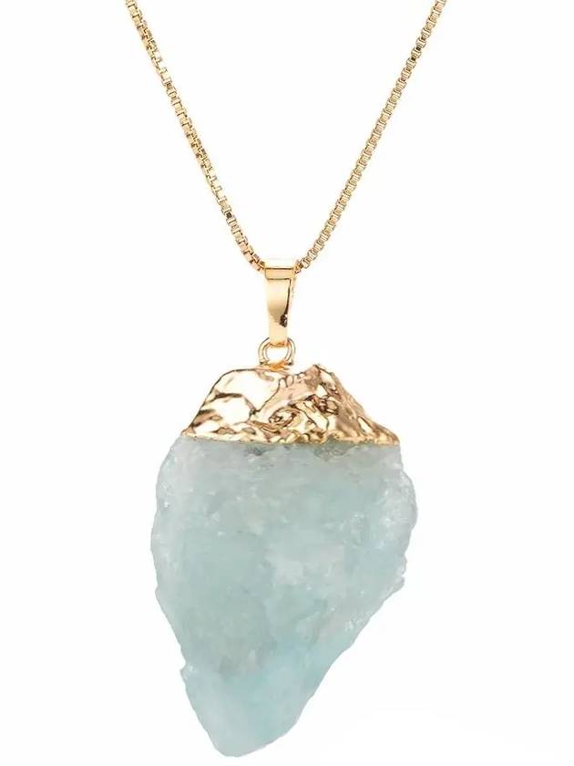 Stone Pendant CLASSICCONNECT AQUAMARINE - CRYSTAL HAZE - BALAAN 3