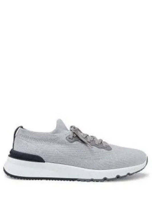 Knit Running Sneakers Grey - BRUNELLO CUCINELLI - BALAAN 2