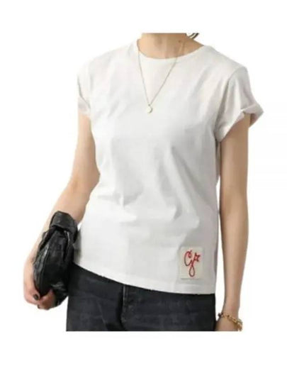 Women's Distress Treatment Short Sleeve T-Shirt White - GOLDEN GOOSE - BALAAN 2