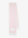 Baby Alpaca Plain Muffler Pink Unisex - MAISON KITSUNE - BALAAN 5