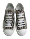 Vintage Check Cotton Sneakers Archive Beige - BURBERRY - BALAAN 6