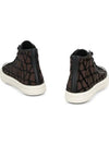 Men's Iconographe Canvas High Top Sneakers Brown - VALENTINO - BALAAN 3