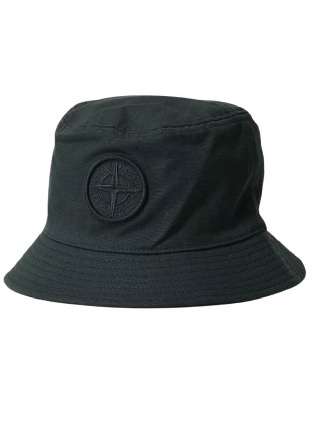 98161 Cotton Bucket Hat Black - STONE ISLAND - BALAAN 1