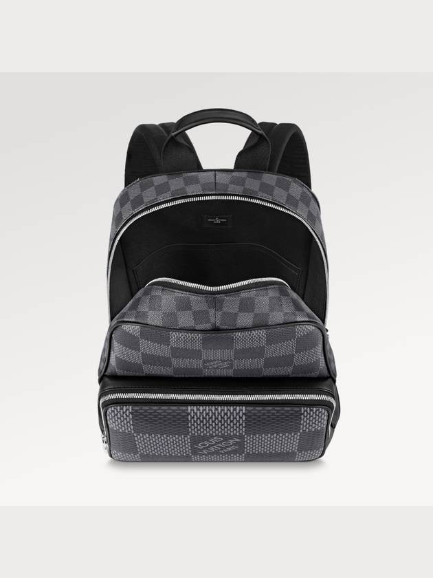 Men's Campus Backpack Damier Graphite - LOUIS VUITTON - BALAAN 2