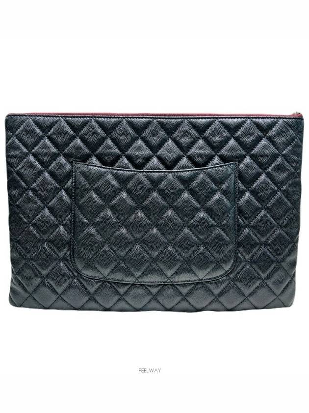 Caviar Classic Clutch Bag Large 24th - CHANEL - BALAAN 7