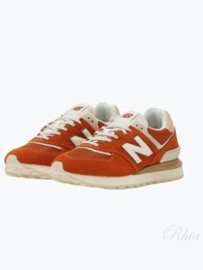 574 Legacy Low Top Sneakers Orange - NEW BALANCE - BALAAN 2