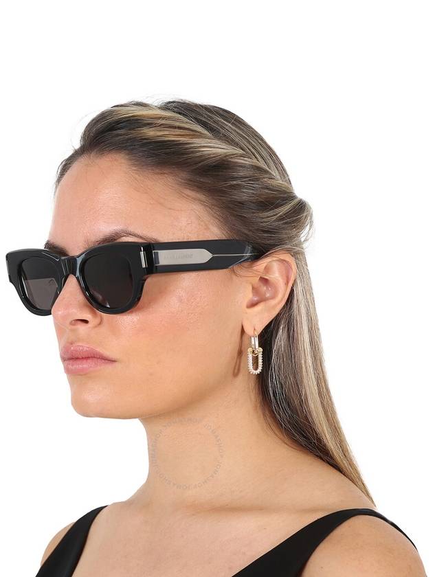 Saint Laurent Grey Square Ladies Sunglasses SL 573 001 49 - SAINT LAURENT - BALAAN 2