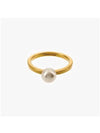 Treated Freshwater Cultured Pearl Ring Gold - PANDORA - BALAAN 3