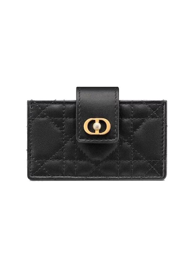 Jolie Pocket Card Wallet Black - DIOR - BALAAN 1