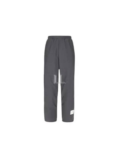 Logo Patch Ripstop Cricket Stripe Track Pants Silver - THOM BROWNE - BALAAN 2