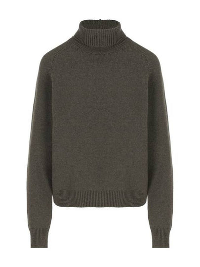 Pullover Cashmere Turtleneck Green - FENDI - BALAAN 2