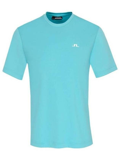 Ade Regular Fit Short Sleeve T-Shirt Light Blue - J.LINDEBERG - BALAAN 2