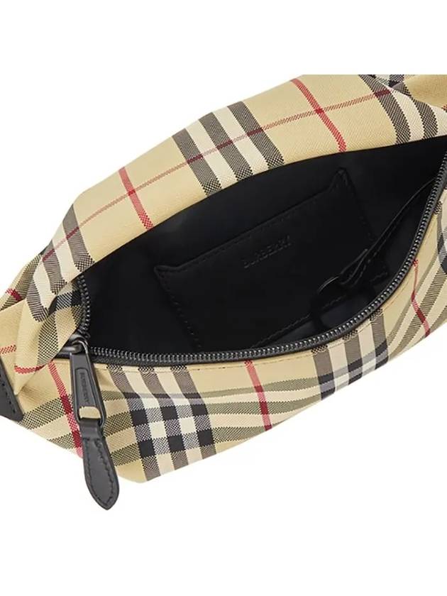 Vintage Check Motif Belt Bag Beige - BURBERRY - BALAAN 4