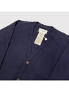 Cashmere Back Stitch Cardigan Navy - MAISON MARGIELA - BALAAN 3