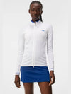 Almaida Full Zip Knit Top White - J.LINDEBERG - BALAAN 3