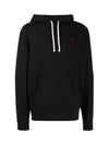 Embroidered Logo Pony Hoodie Black - POLO RALPH LAUREN - BALAAN 3