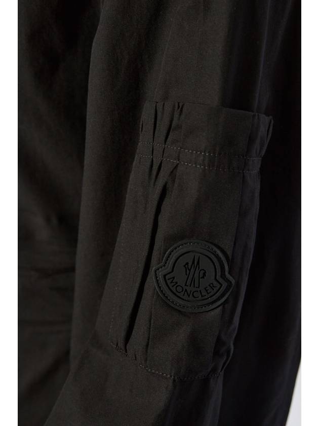 Moncler Shirt With Pocket, Women's, Black - MONCLER - BALAAN 5