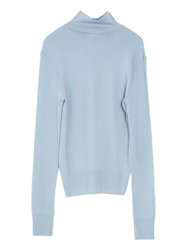 Knit Turtleneck Blue Dome - LEMAIRE - BALAAN 3