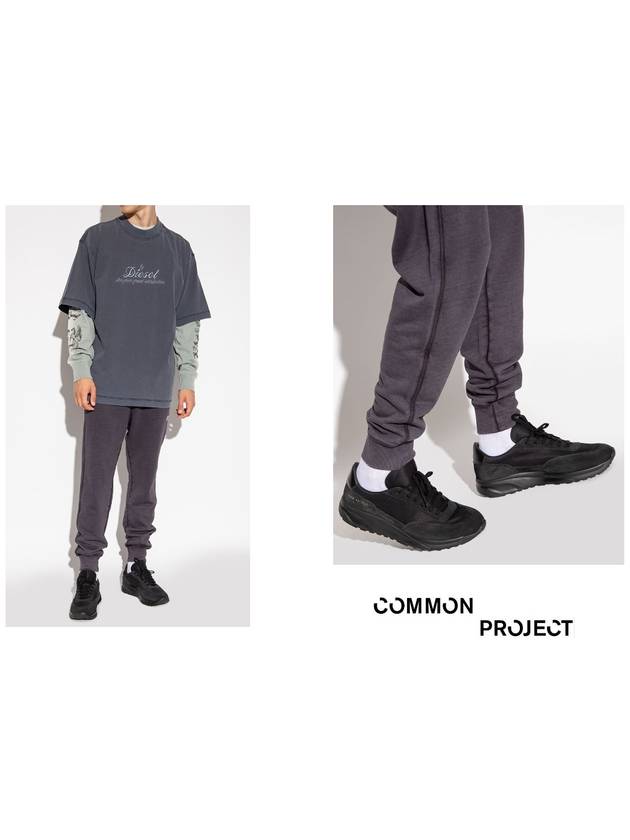 Track 80 Black Tab Low Top Sneakers Black - COMMON PROJECTS - BALAAN 9