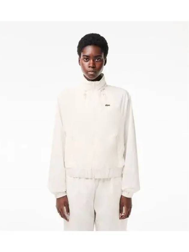 Women s Relaxed Fit Drawstring Windbreaker OFFWHITE Off White - LACOSTE - BALAAN 1