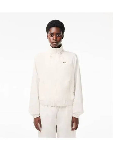 Women s Relaxed Fit Drawstring Windbreaker OFFWHITE Off White - LACOSTE - BALAAN 1