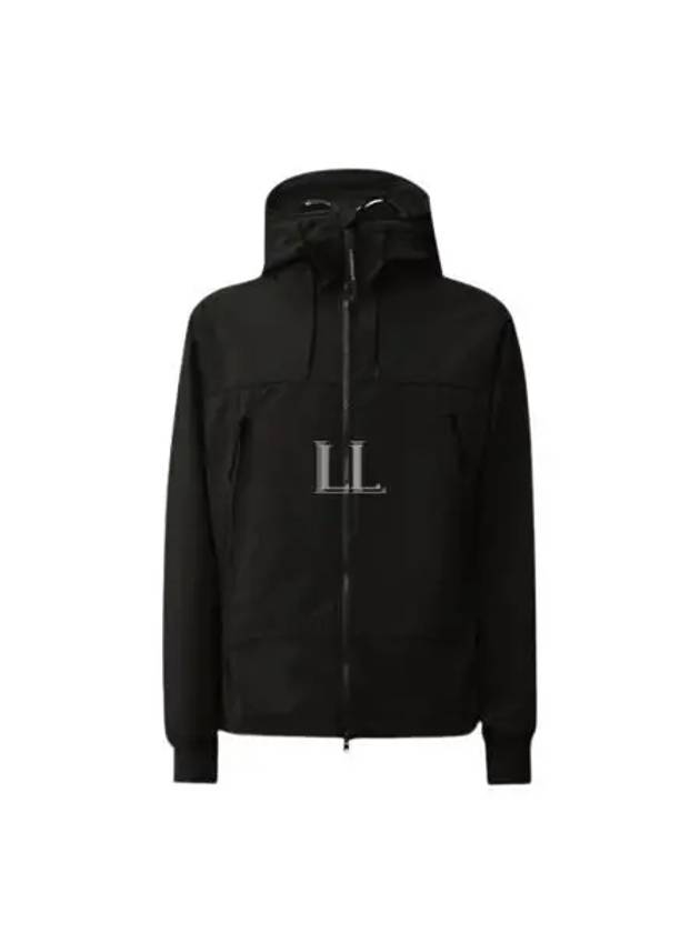 Shell R Goggle Hooded Jacket Black - CP COMPANY - BALAAN 2