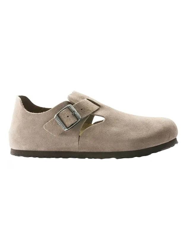 London Suede Leather Sandals Taupe - BIRKENSTOCK - BALAAN 1