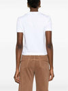 Le Gros Grain Short Sleeve T-Shirt White - JACQUEMUS - BALAAN 4