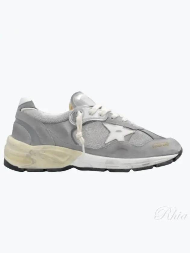 Dad Running Suede Sneakers Grey - GOLDEN GOOSE - BALAAN 2