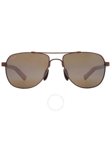 Maui Jim Guardrails HCL Bronze Pilot Unisex Sunglasses H327-23 58 - MAUI JIM - BALAAN 1