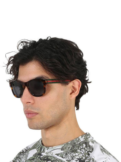 Gucci Grey Square Men's Sunglasses GG0003SN 003 52 - GUCCI - BALAAN 2