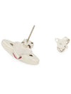 New Diamante Heart Earrings Silver - VIVIENNE WESTWOOD - BALAAN 5