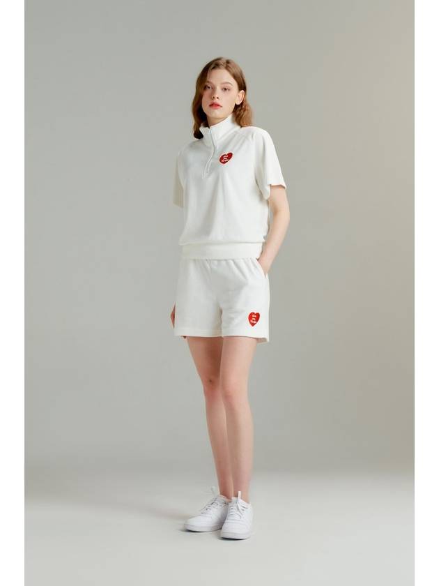 Give Me Buddy Terry Short Pants White - GOXO - BALAAN 1