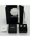 CC logo stud earrings gold - CHANEL - BALAAN 8