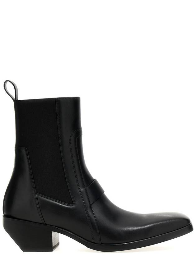 Rick Owens 'Heeled Silver' Boots - RICK OWENS - BALAAN 1