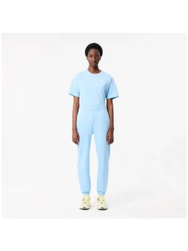 Women s graphic point basic sweatpants light blue - LACOSTE - BALAAN 1