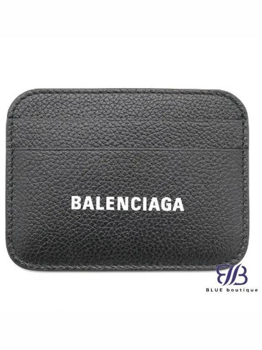 Cash Logo 2 Fold Card Wallet Black - BALENCIAGA - BALAAN 2