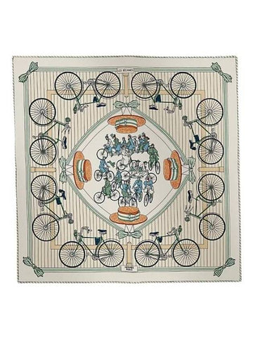 Les Becanes Silk Women s Scarf 45 H893866S 03 - HERMES - BALAAN 1