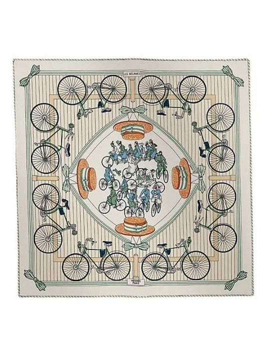 Les Becanes Silk Women s Scarf 45 H893866S 03 - HERMES - BALAAN 1