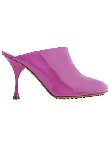 Shiny Sandals Heel Purple - BOTTEGA VENETA - BALAAN 1