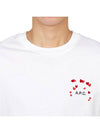 Heart Logo Cotton Short Sleeve T-Shirt White - A.P.C. - BALAAN 6