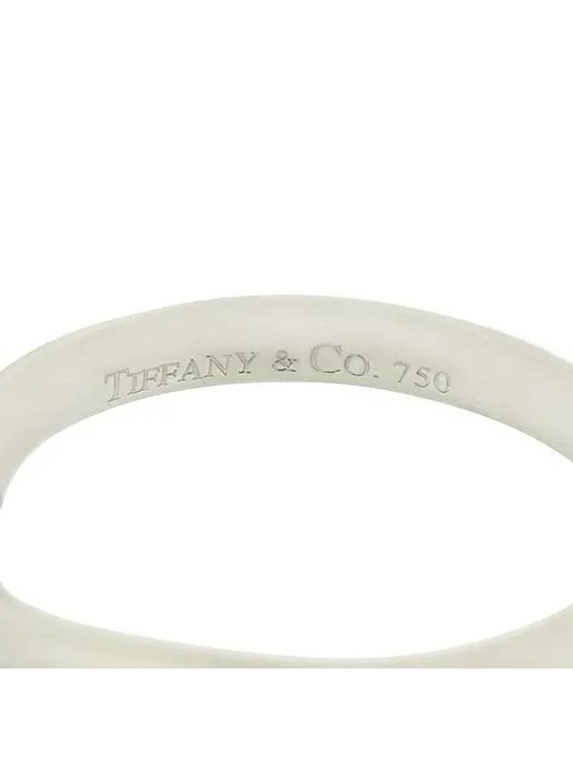 Tiffany PT950 Platinum ELSA PERETI 3 point diamond ring No 5 - TIFFANY & CO. - BALAAN 2