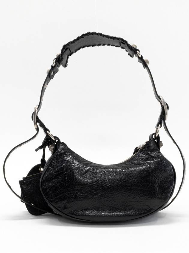 Le Cagole XS Lambskin Shoulder Bag Black - BALENCIAGA - BALAAN 6