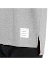 Men's Side Slit Relaxed Short Sleeve T-Shirt Light Grey - THOM BROWNE - BALAAN 9