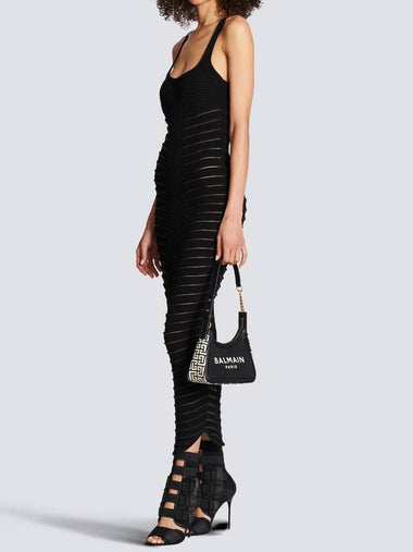 midi knit dress YF0RJ085KC800PA B0020169078 - BALMAIN - BALAAN 1