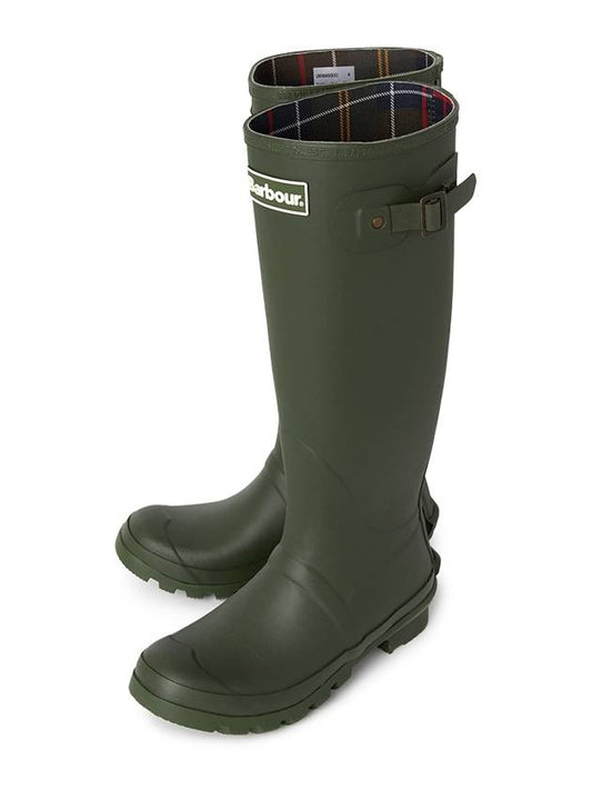 Bede Wellington Rain Boots Olive Green - BARBOUR - BALAAN 2