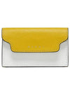 Saffiano Card Wallet Yellow - MARNI - BALAAN 1