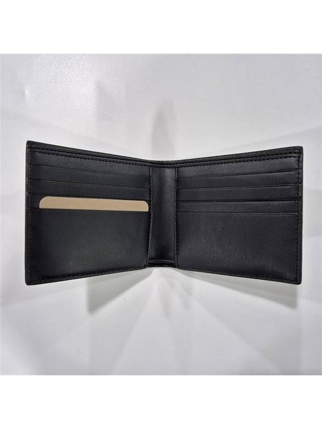 Men's Big Intrecciato Half Wallet Black - BOTTEGA VENETA - BALAAN 4