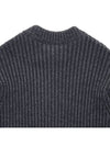 Wool Knit Top Grey - AMI - BALAAN 7
